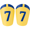 1 Pair Mini Football Shin Pad Wear-Resistant Shock Absorbing Leg Protector Lightweight Portable Soccer Training Shank Board