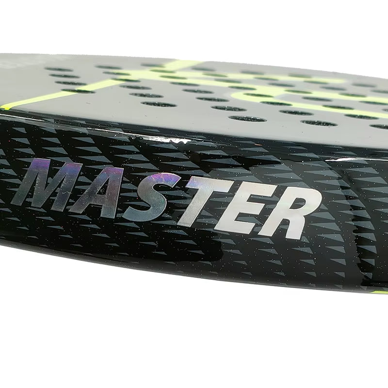The New Padel Racket Paddle Racket 100% Carbon Fiber EVA Elastic Memory Foam Core Tennis Racket Carbon Fiber Padel Racket