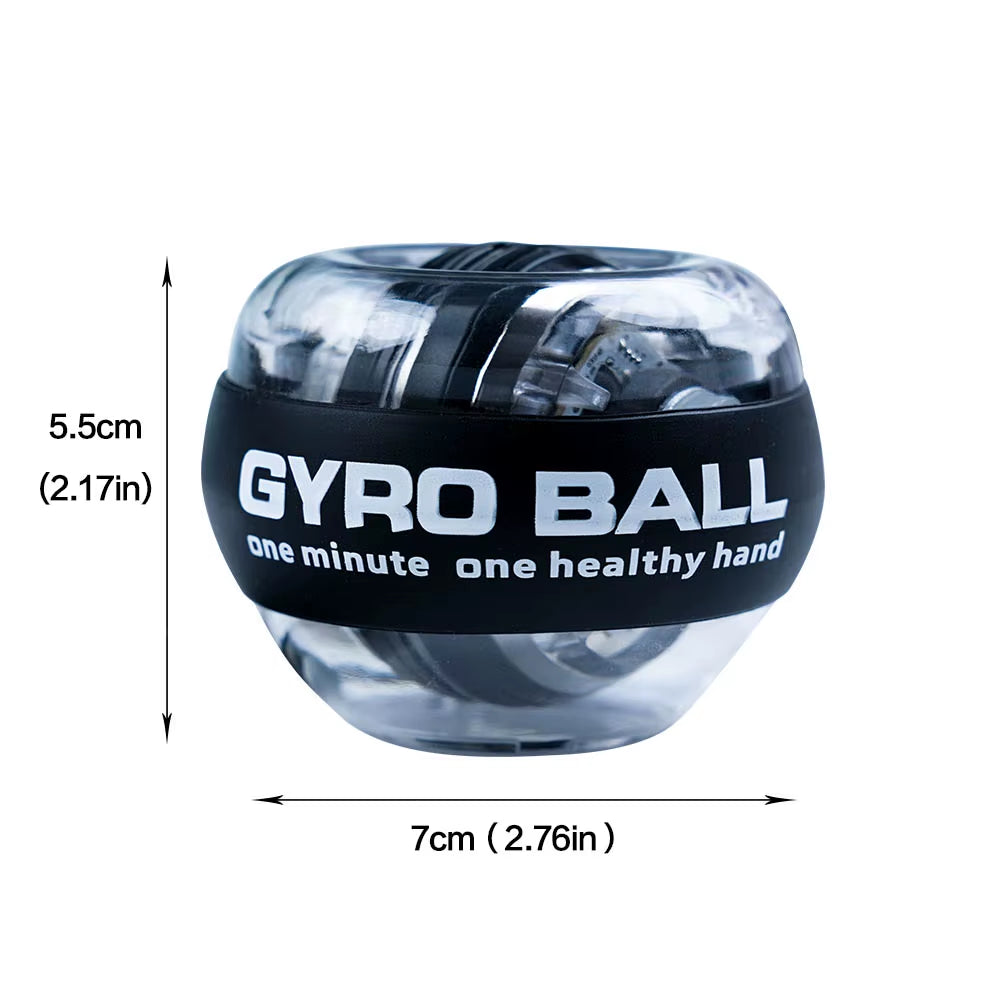 LED Gyroscopic Wrist Trainer - Auto-Start Arm and Forearm Exerciser for Enhanced Strength and Fitness