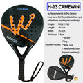 The New Padel Racket Paddle Racket 100% Carbon Fiber EVA Elastic Memory Foam Core Tennis Racket Carbon Fiber Padel Racket